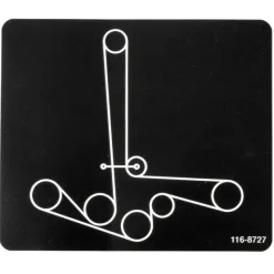 Exmark 116-8727 Decal-Belt Routing - Explore Premium Parts & Accessories for All Motor Vehicle Models< Exmark OEM Parts & Accessories