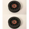 Best 2 Flat Idler Pulley Fits Hustler 794404 Mini Z Mini Fastrack 3-1/8" OD 11/16" ID - Explore Premium Parts & Accessories for All Motor Vehicle Models Rotary Parts & Accessories