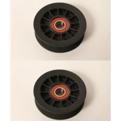 Best 2 Flat Idler Pulley Fits Hustler 794404 Mini Z Mini Fastrack 3-1/8" OD 11/16" ID - Explore Premium Parts & Accessories for All Motor Vehicle Models Rotary Parts & Accessories