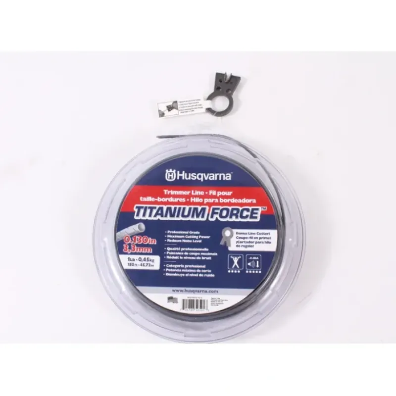 Husqvarna 505031610 Commercial Grade Titanium Force .130" 1lb Trimmer Line Spool - Explore Premium Parts & Accessories for All Motor Vehicle Models< Husqvarna Parts Genuine OEM