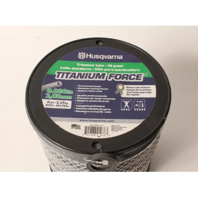 Husqvarna 639005115 Commercial Grade Titanium Force .080 5lb Trimmer Line Spool - Explore Premium Parts & Accessories for All Motor Vehicle Models< Husqvarna Parts Genuine OEM