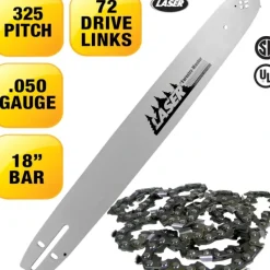 Laser 22631 18" .325 .050" 72 DL Chainsaw Bar & Chain Combo - Explore Premium Parts & Accessories for All Motor Vehicle Models< Laser Aftermarket Parts