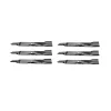 Sale 6 Pack Lawn Mower Blades Fits John Deere AM137327 AM141032 AM141034 M154061 - Explore Premium Parts & Accessories for All Motor Vehicle Models Rotary Parts & Accessories