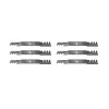 Clearance 6 Pack Lawn Mower Blades Fits John Deere AM137328 AM141033 GX22151 GY20850 - Explore Premium Parts & Accessories for All Motor Vehicle Models Rotary Parts & Accessories