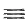 Outlet 3 Pack Notched High-Lift Lawn Mower Blades Fits Hustler 603992 - Explore Premium Parts & Accessories for All Motor Vehicle Models Rotary Parts & Accessories