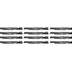 Rotary Parts & Accessories|12 Pack Notched High-Lift Lawn Mower Blades Fits Exmark 103-6404 130-6404-S - Explore Premium Parts & Accessories for All Motor Vehicle Models