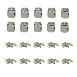 Rotary Parts & Accessories|10 Pack of Universal Cable Wire Z Bend & 10 Pack of Universal Wire Stop Swivel - Explore Premium Parts & Accessories for All Motor Vehicle Models