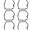 Online 6 Pack Rotary 8228 Crankcase Gasket Fits B&S 692232 272198 - Explore Premium Parts & Accessories for All Motor Vehicle Models Rotary Parts & Accessories