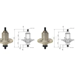 New 2 Pack Rotary 12910 Spindle Fits John Deere GY20454 GY20962 GY21098 D140 LA115 - Explore Premium Parts & Accessories for All Motor Vehicle Models Rotary Parts & Accessories
