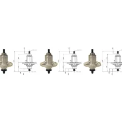Hot 3 Pack Rotary 12910 Spindle Fits John Deere GY20454 GY20962 GY21098 D140 LA115 - Explore Premium Parts & Accessories for All Motor Vehicle Models Rotary Parts & Accessories