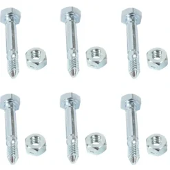 Discount 6 Pack Shear Pins & Nuts Fits Ariens 532005 53200500 John Deere AM122156 - Explore Premium Parts & Accessories for All Motor Vehicle Models Laser Aftermarket Parts