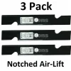 Shop 3 Pack Stens 355-229 Air-Lift Blade for Exmark 103-6401-S 116-5496-S 109-9390-S - Explore Premium Parts & Accessories for All Motor Vehicle Models Stens Parts & Accessories