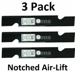 Shop 3 Pack Stens 355-229 Air-Lift Blade for Exmark 103-6401-S 116-5496-S 109-9390-S - Explore Premium Parts & Accessories for All Motor Vehicle Models Stens Parts & Accessories