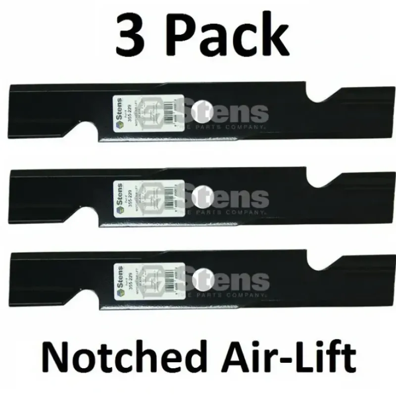 Shop 3 Pack Stens 355-229 Air-Lift Blade for Exmark 103-6401-S 116-5496-S 109-9390-S - Explore Premium Parts & Accessories for All Motor Vehicle Models Stens Parts & Accessories