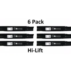 Best Sale 6 Pack Stens 350-271 Blade Fits Cub Cadet 01001805 01003280 01004719 01003805 - Explore Premium Parts & Accessories for All Motor Vehicle Models Stens Parts & Accessories