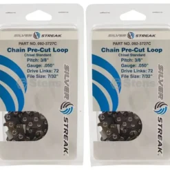 Discount 2 Pack Stens 092-3727C Chain Loop Clamshell 72 DL 3/8" .050 Chisel Standard - Explore Premium Parts & Accessories for All Motor Vehicle Models Stens Parts & Accessories