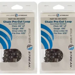 Flash Sale 2 Pack Stens 094-3557C Chain Loop Clamshell 55 DL 3/8" LP .050 S-Chisel Standard - Explore Premium Parts & Accessories for All Motor Vehicle Models Stens Parts & Accessories