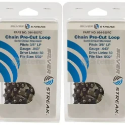 Discount 2 Pack Stens 094-5507C Chain Loop Clamshell 50 DL 3/8" LP .043 S-Chisel Standard - Explore Premium Parts & Accessories for All Motor Vehicle Models Stens Parts & Accessories