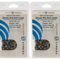 Hot 2 Pack Stens 095-3527C Chain Loop Clamshell 52 DL 3/8" LP .050 S-Chis Reduced Ki - Explore Premium Parts & Accessories for All Motor Vehicle Models Stens Parts & Accessories