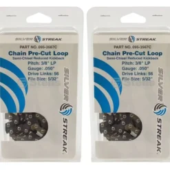 Clearance 2 Pack Stens 095-3567C Chain Loop Clamshell 56 DL 3/8" LP .050 S-Chis Reduced Ki - Explore Premium Parts & Accessories for All Motor Vehicle Models Stens Parts & Accessories