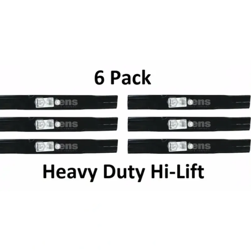 Sale 6 Pack Stens 330-357 HD Hi-Lift Blade Fits John Deere AM100538 M141785 M87622 - Explore Premium Parts & Accessories for All Motor Vehicle Models Stens Parts & Accessories