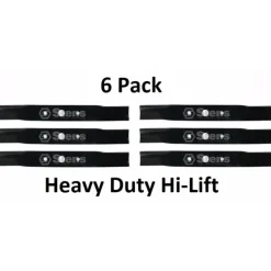 Flash Sale 6 Pack Stens 345-115 HD Hi-Lift Blade Fits Woods 1001513 1001513KT 1001513BLK - Explore Premium Parts & Accessories for All Motor Vehicle Models Stens Parts & Accessories
