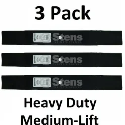 Best 3 Pack Stens 320-006 HD Medium-Lift Blade for Woods 70134 70134KT 70142 - Explore Premium Parts & Accessories for All Motor Vehicle Models Stens Parts & Accessories