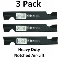 Shop 3 Pack Stens 310-045 HD Notched Air Lift Blade for Simplicity 5020843 5020843SM - Explore Premium Parts & Accessories for All Motor Vehicle Models Stens Parts & Accessories