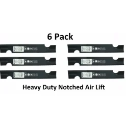Sale 6 Pack Stens 310-045 HD Notched Air Lift Blade for Simplicity 5020843 5020843SM - Explore Premium Parts & Accessories for All Motor Vehicle Models Stens Parts & Accessories