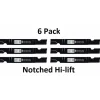 Online 6 Pack Stens 320-018 HD Notched Hi-Lift Mower Blade Fits Grasshopper 320245 - Explore Premium Parts & Accessories for All Motor Vehicle Models Stens Parts & Accessories