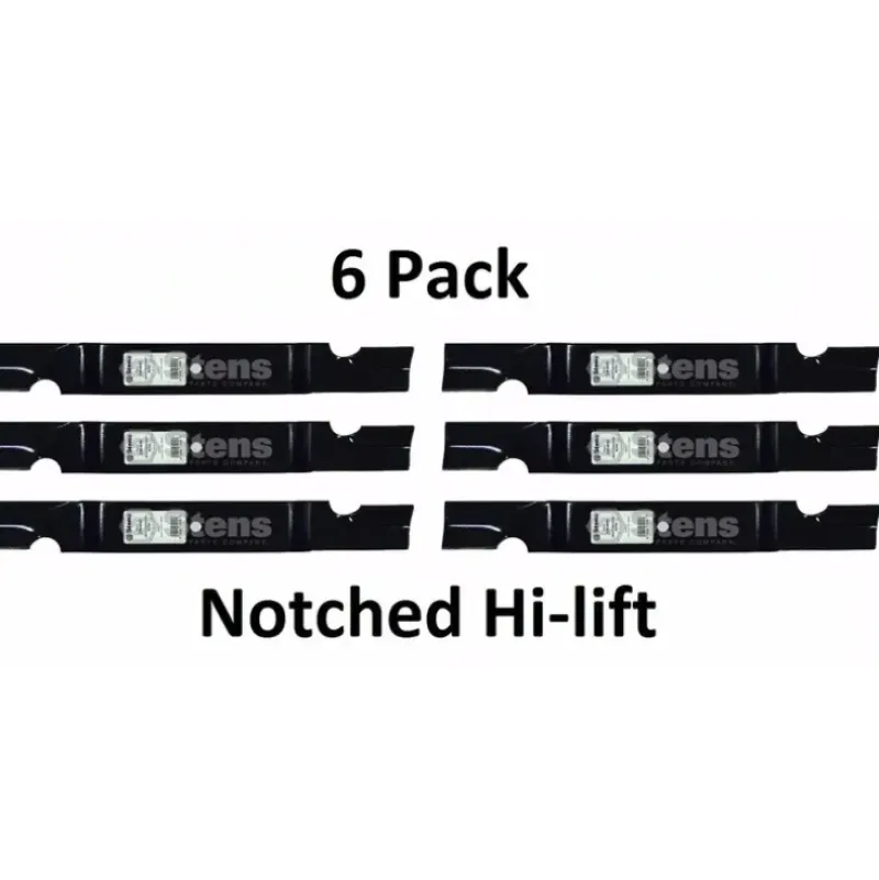 Online 6 Pack Stens 320-018 HD Notched Hi-Lift Mower Blade Fits Grasshopper 320245 - Explore Premium Parts & Accessories for All Motor Vehicle Models Stens Parts & Accessories