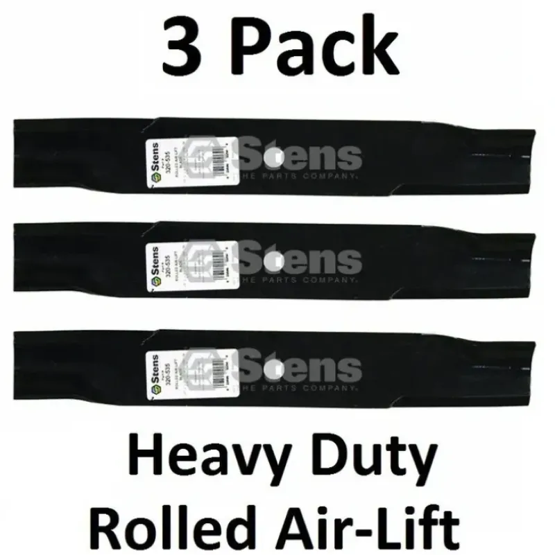 Shop 3 Pack Stens 320-535 HD Rolled Air-Lift Blades Fits Bunton PL7329 Lesco 050403 - Explore Premium Parts & Accessories for All Motor Vehicle Models Stens Parts & Accessories