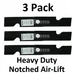 Best 3 Pack Stens 355-335 Heavy Duty Air-Lift Blade for Exmark 103-6401-S 103-6401 - Explore Premium Parts & Accessories for All Motor Vehicle Models Stens Parts & Accessories