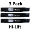 New 3 Pack Stens 350-671 Heavy Duty Hi-Lift Blade for Hustler 782516 60" Super Z - Explore Premium Parts & Accessories for All Motor Vehicle Models Stens Parts & Accessories