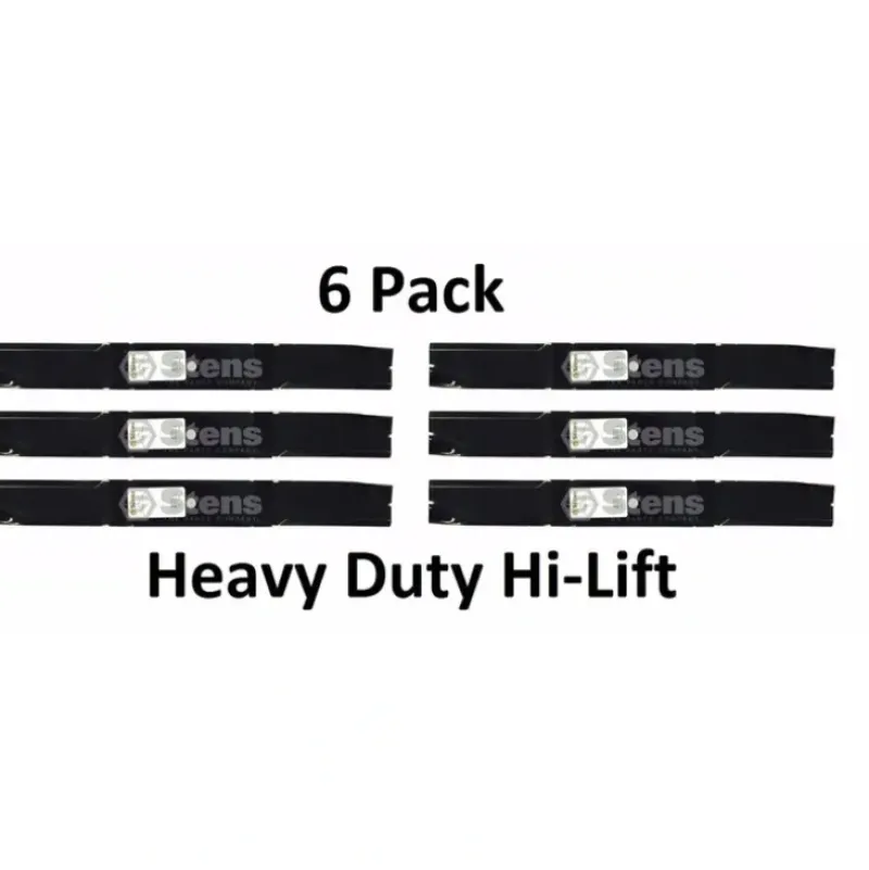 Outlet 6 Pack Stens 340-700 Heavy Duty Hi-Lift Blade for Toro 92-5608 92-5608-03 - Explore Premium Parts & Accessories for All Motor Vehicle Models Stens Parts & Accessories