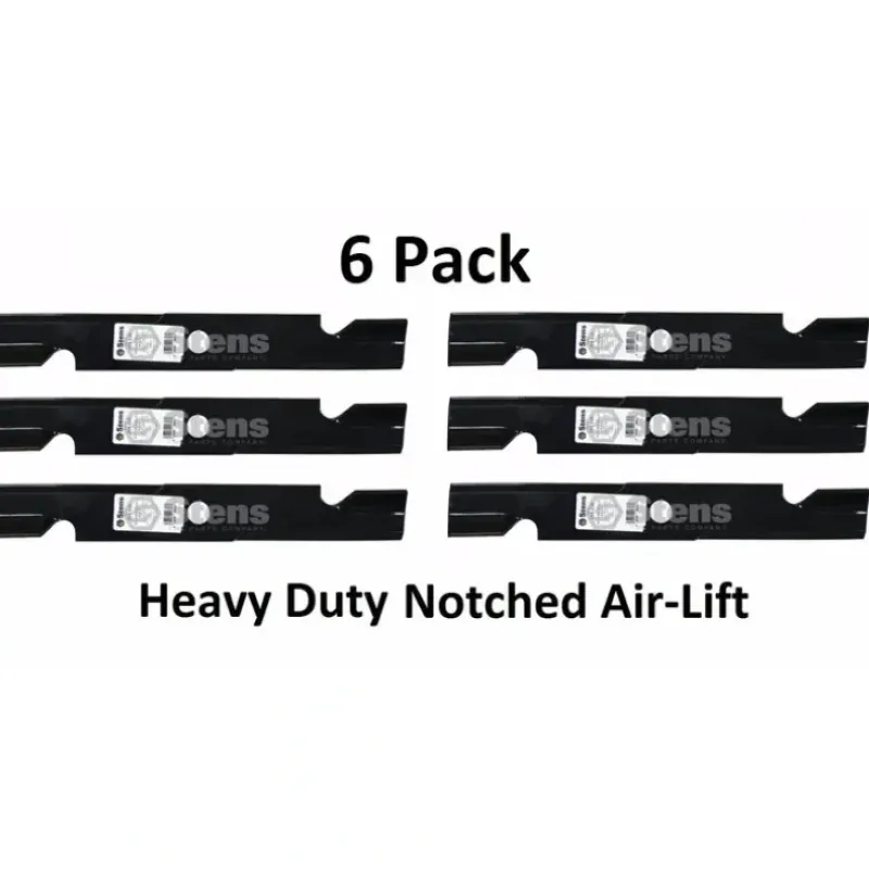 Fashion 6 Pack Stens 355-339 Heavy Duty Notched Air-Lift Blade for Toro 109-6873 - Explore Premium Parts & Accessories for All Motor Vehicle Models Stens Parts & Accessories