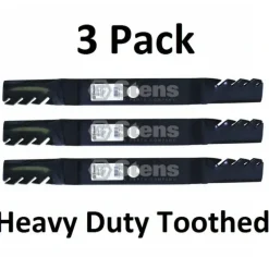 Outlet 3 Pack Stens 302-837 Heavy Duty Toothed Blade for Kubota K5677-34340 - Explore Premium Parts & Accessories for All Motor Vehicle Models Stens Parts & Accessories