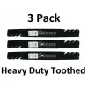 New 3 Pack Stens 302-686 Heavy Duty Toothed Blade for Toro 92-5608 92-5608-03 - Explore Premium Parts & Accessories for All Motor Vehicle Models Stens Parts & Accessories