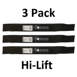 Best 3 Pack Stens 320-250 Hi-Lift Blade Fits Gravely 00360200 PM260HXDZ PM260MXDZ - Explore Premium Parts & Accessories for All Motor Vehicle Models Stens Parts & Accessories