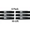 Flash Sale 6 Pack Stens 350-372 Hi-Lift Blade for Cub Cadet 01005337 02005018 942-04416 - Explore Premium Parts & Accessories for All Motor Vehicle Models Stens Parts & Accessories