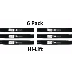 Fashion 6 Pack Stens 330-302 Hi-Lift Blade for Exmark 103-6393-S 103-6398 103-6403-S - Explore Premium Parts & Accessories for All Motor Vehicle Models Stens Parts & Accessories