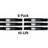 Fashion 6 Pack Stens 350-695 Hi-Lift Blade for Hustler 797696 601124 54" - Explore Premium Parts & Accessories for All Motor Vehicle Models Stens Parts & Accessories