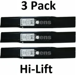 Discount 3 Pack Stens 330-356 Hi-Lift Blade for John Deere M127466 Scotts Sabre - Explore Premium Parts & Accessories for All Motor Vehicle Models Stens Parts & Accessories