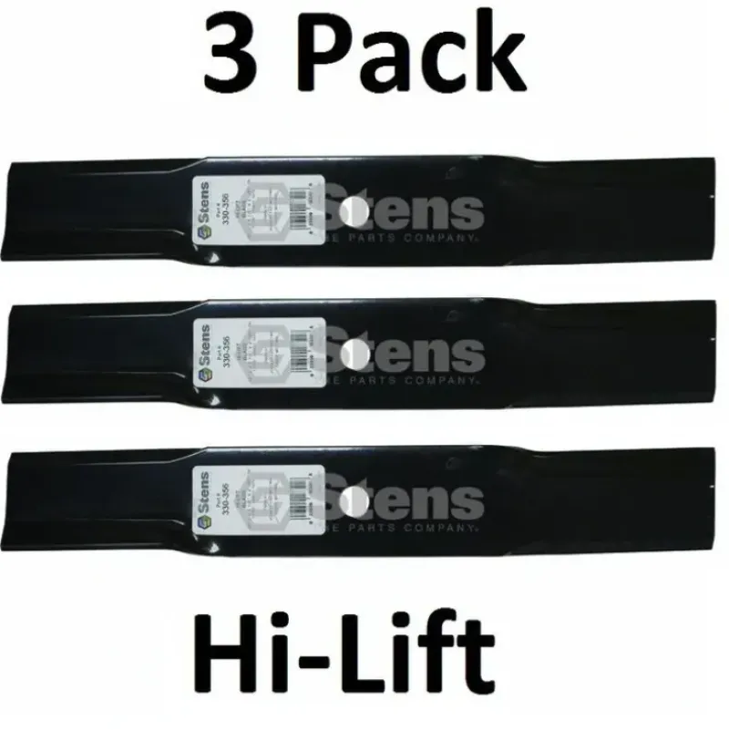 Discount 3 Pack Stens 330-356 Hi-Lift Blade for John Deere M127466 Scotts Sabre - Explore Premium Parts & Accessories for All Motor Vehicle Models Stens Parts & Accessories