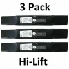 Fashion 3 Pack Stens 330-369 Hi-Lift Blade for John Deere M127500 M127673 M145476 - Explore Premium Parts & Accessories for All Motor Vehicle Models Stens Parts & Accessories