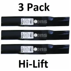 Discount 3 Pack Stens 330-405 Hi-Lift Blade for John Deere M135589 M76466 Scotts - Explore Premium Parts & Accessories for All Motor Vehicle Models Stens Parts & Accessories