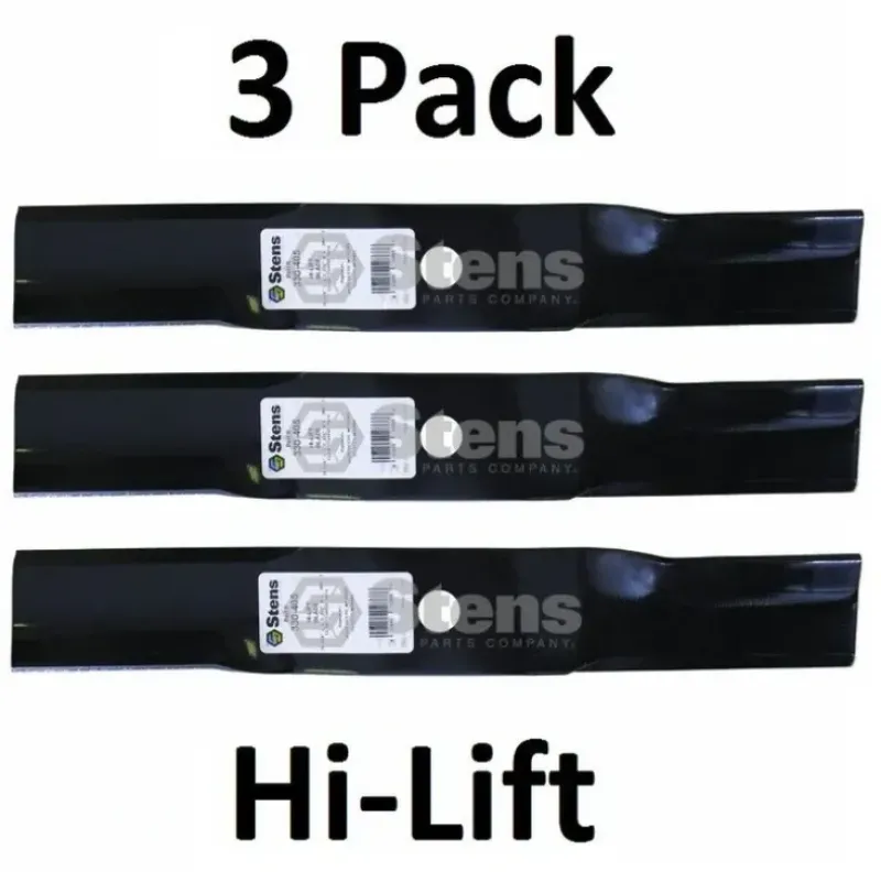 Discount 3 Pack Stens 330-405 Hi-Lift Blade for John Deere M135589 M76466 Scotts - Explore Premium Parts & Accessories for All Motor Vehicle Models Stens Parts & Accessories