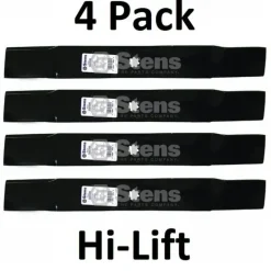 New 4 Pack Stens 330-728 Hi-Lift Blade for John Deere AM137327 AM141032 M154061 - Explore Premium Parts & Accessories for All Motor Vehicle Models Stens Parts & Accessories