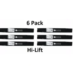 Clearance 6 Pack Stens 330-266 Hi-Lift Blade for John Deere AM31100 M41967 Lesco 050335 - Explore Premium Parts & Accessories for All Motor Vehicle Models Stens Parts & Accessories