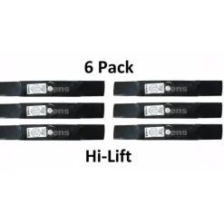 New 6 Pack Stens 330-369 Hi-Lift Blade for John Deere M127500 M127673 M145476 - Explore Premium Parts & Accessories for All Motor Vehicle Models Stens Parts & Accessories